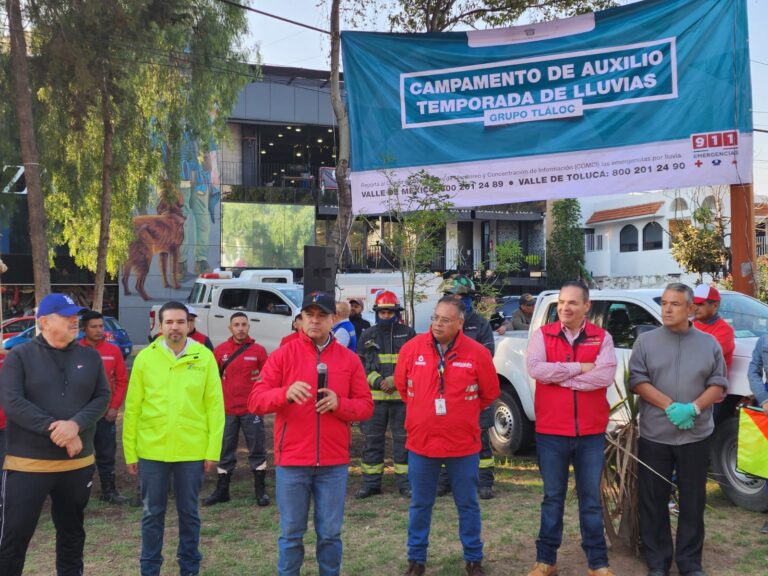 Gobierno de Tlalnepantla y OPDM instalan tres campamentos para atender contingencias por lluvias