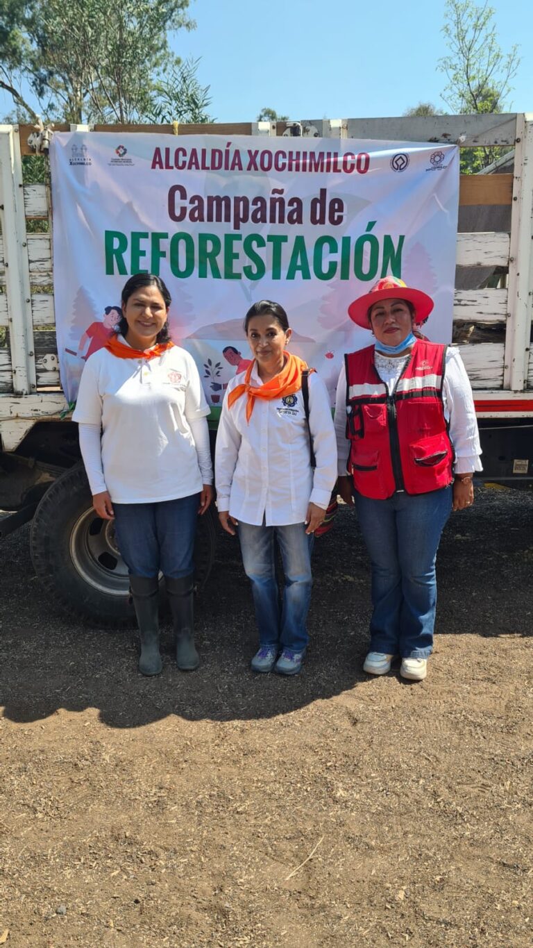 Reforesta Xochimilco bosque de Nativitas