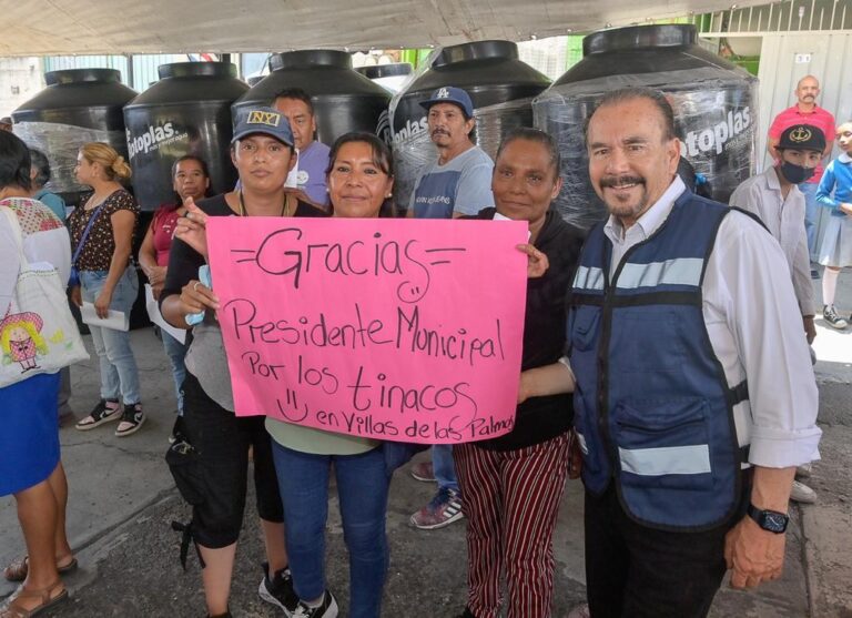 Retoma Atizapán de Zaragoza entrega de tinacos para hacer frente al desabasto de agua: Pedro Rodríguez