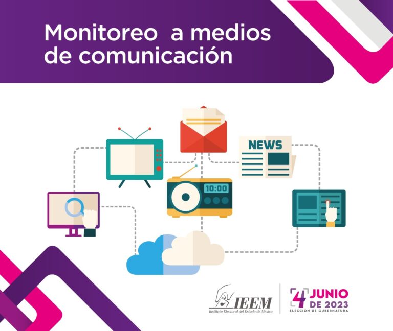 Finaliza IEEM monitoreo a medios de comunicación