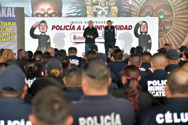 Policías de Ecatepec van a la universidad; 200 agentes cursan licenciatura en Seguridad Pública y Derechos Humanos