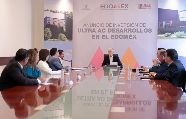 Presenta ULTRA AC desarrollos al gobernador Alfredo Del Mazo proyecto de inversión que generará 15 mil nuevos empleos