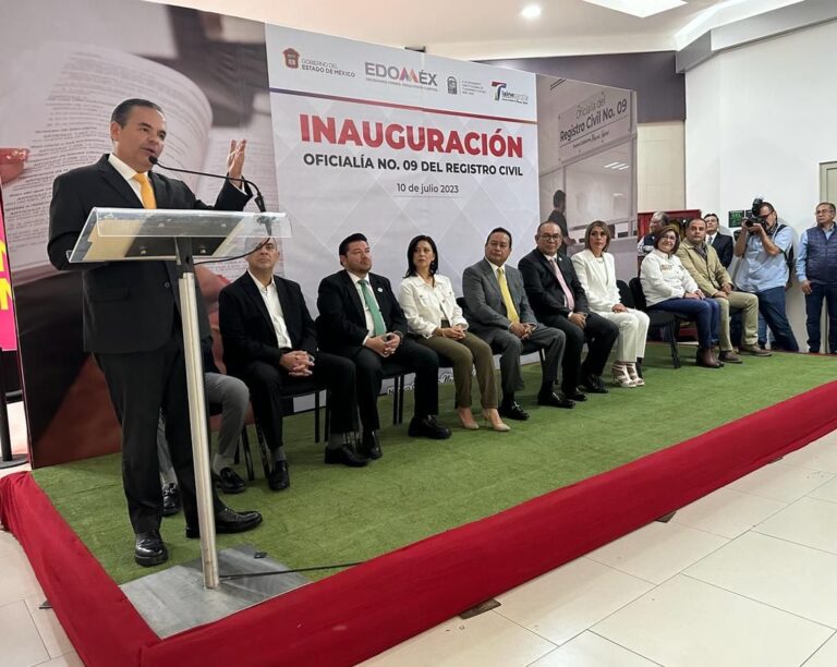 GOBIERNO DE TLALNEPANTLA INAUGURA LA OFICIALÍA NÚMERO 9 DEL REGISTRO CIVIL