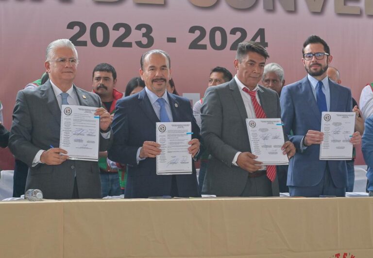 Acuerdan convenio de aumento de salario Gobierno de Atizapán de Zaragoza y SUTEYM