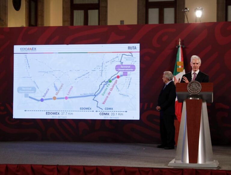 Anuncia Del Mazo que el próximo 14 de septiembre iniciará la primera etapa del tren interurbano Toluca-México