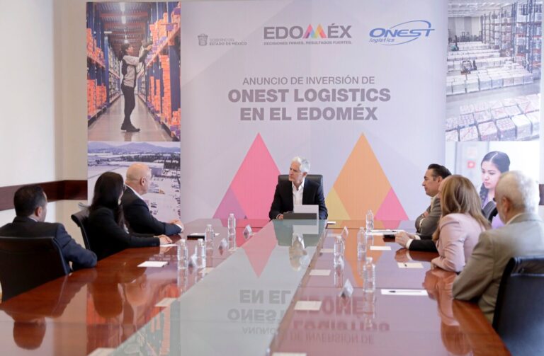 Anuncia Alfredo Del Mazo proyecto de inversión para realizar Onest Logistics en Tepotzotlán