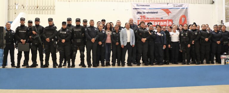 Policías de Huixquilucan reciben capacitación en materia de equidad de género