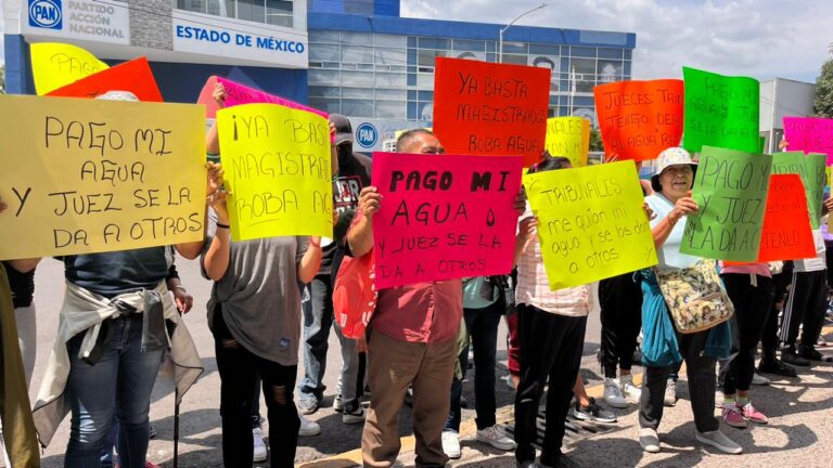 Acusan a jueces y magistrados de otorgar amparos a priistas para dejar sin agua a vecinos