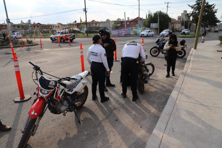 Refuerza Guardia Civil de Tecámac operativo “Moto en Regla”