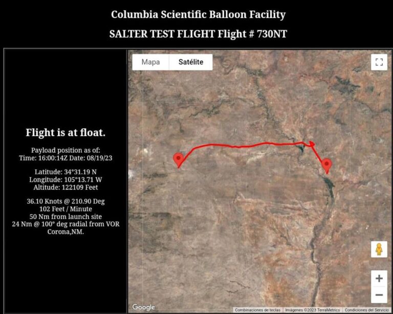 IPN concluye con éxito la cuarta misión a laestratósfera con la NASA