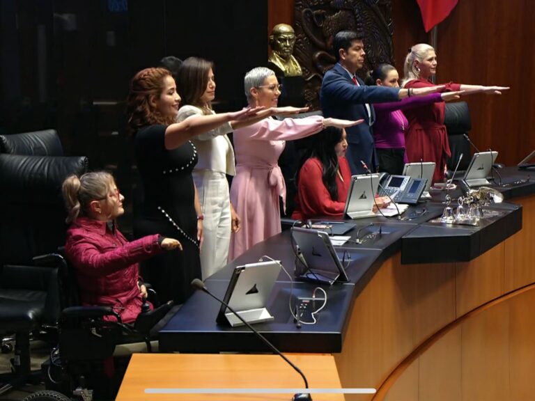 Ana Lilia Rivera es elegida por el Pleno como presidenta de la Mesa Directiva del Senado para el último año de LVX Legislatura