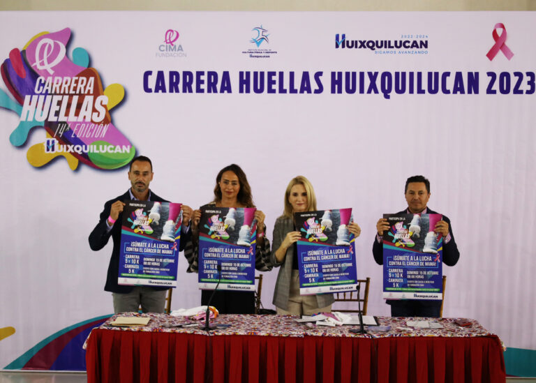 Realizará Huixquilucan la carrera “Huellas 2023” para sumarse a la lucha contra el cáncer de mama