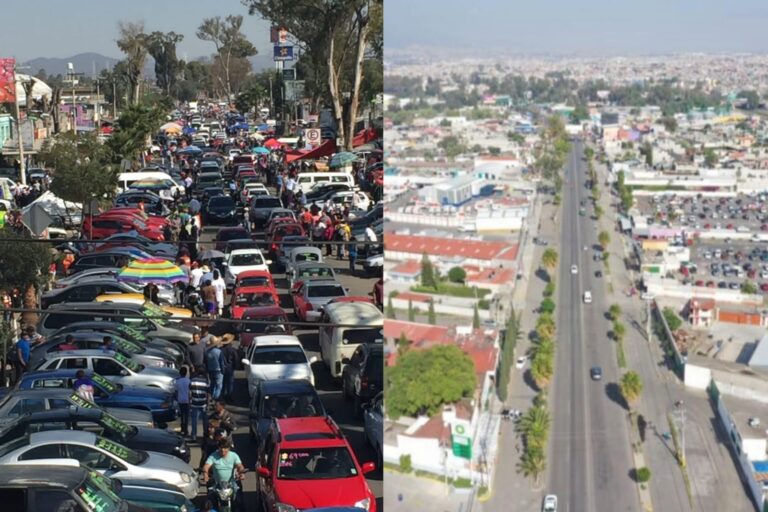 Comerciantes y empresarios rechazan intento de diputados de reinstalar tianguis de autos en Venta de Carpio