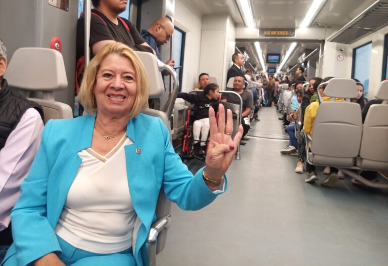 Confirma Alicia Mercado que Tren Interurbano “Insurgente” garantiza accesibilidad total para discapacitados