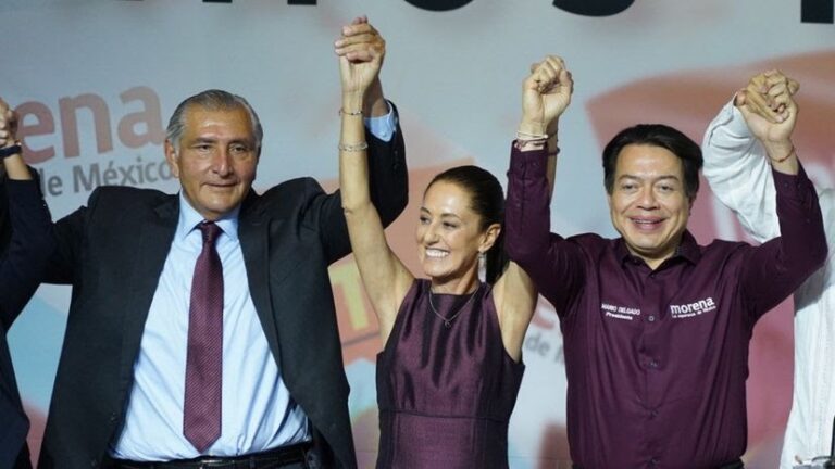 Morena da por ganadora a Claudia Sheinbaum en encuesta; Ebrard no estuvo en conferencia