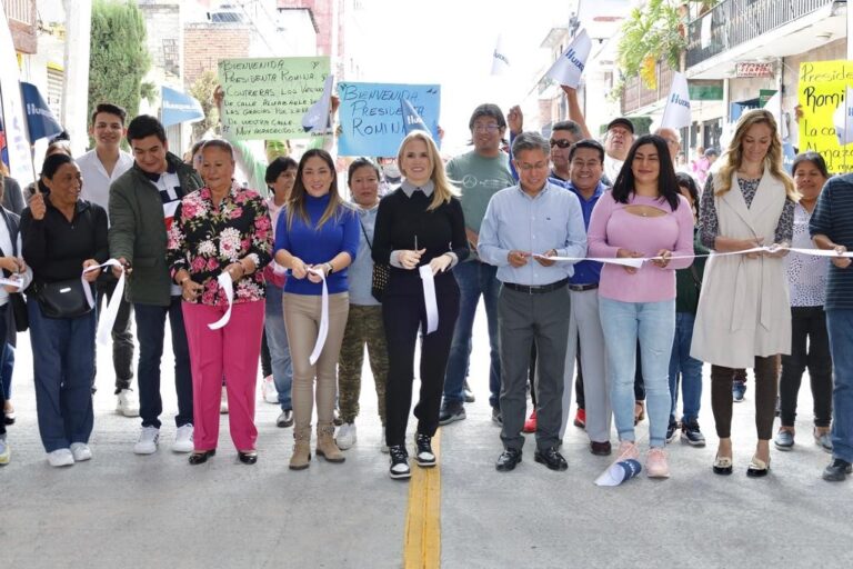 Huixquilucan entrega la rehabilitación de la calle “Almazán” en Palo Solo
