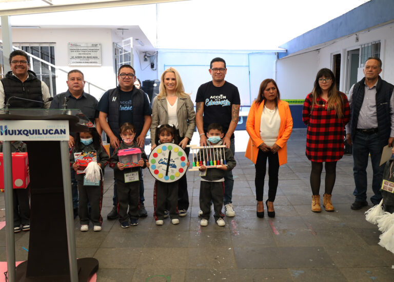 Rehabilita Huixquilucan escuelas de San Francisco Ayotuxco y Federal Burocrática con “Acción por la Educación”