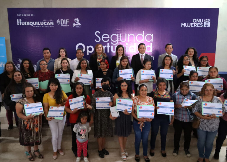 MUJERES DE HUIXQUILUCAN FORTALECEN SU EDUCACIÓN Y DESARROLLO CON EL PROGRAMA “SEGUNDA OPORTUNIDAD” DE ONU MUJERES