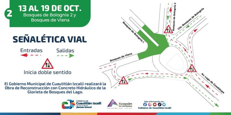 Karla Fiesco mejorará movilidad con la rehabilitación de Glorieta Bosques del Lago