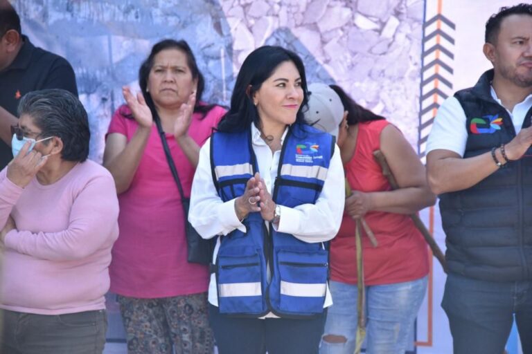 Karla Fiesco continúa con arranques de obra en Cuautitlán Izcalli