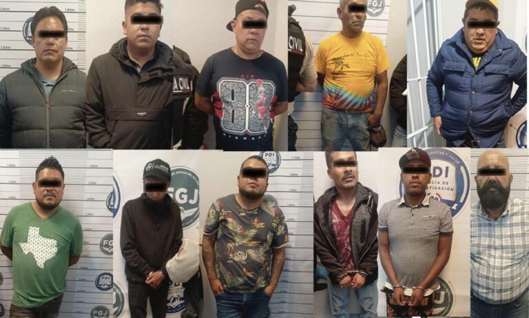 Aseguran a 12 Personas por Afectar las Vías de Comunicación en Tecámac