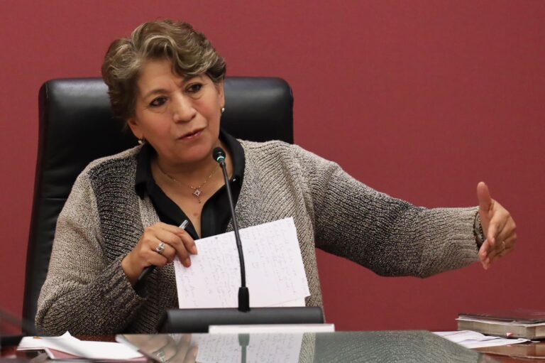Encabeza la Gobernadora Delfina Gómez Mesa de Coordinación para la Construcción de la Paz, tratan temas migratorios