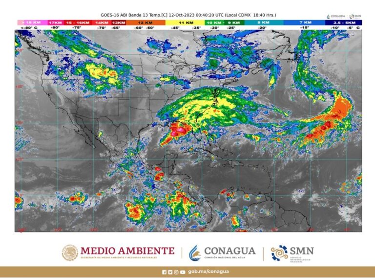 Se prevén lluvias intensas en Chiapas, durante las próximas horas