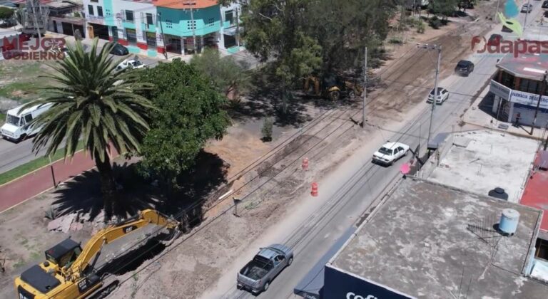 Registra el 80 por Ciento de Avance la Obra del nuevo Colector en el Boulevard Ojo de Agua