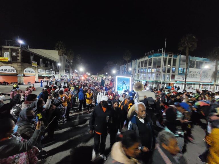 Arribarán 50 mil peregrinos de Atlacomulco a la Basílica de Guadalupe