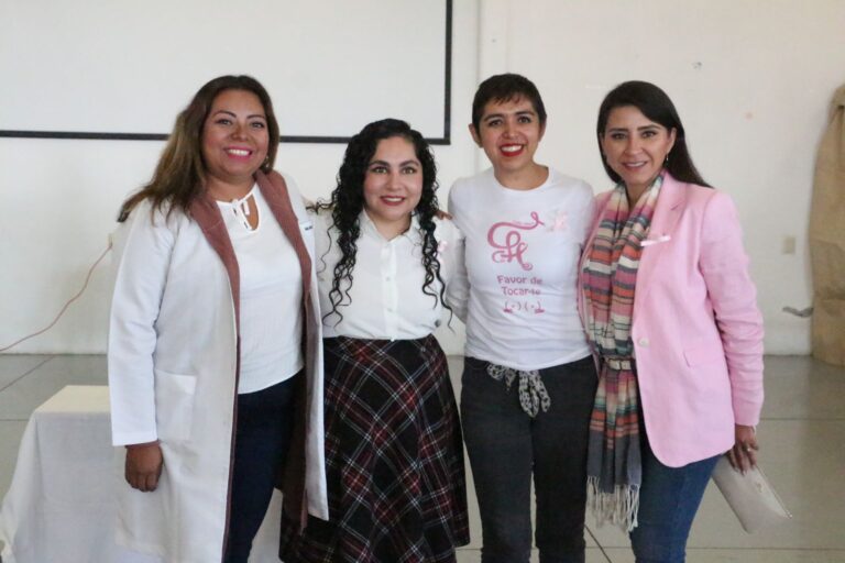Karla Fiesco atiende la lucha de las mujeres contra el Cáncer de Mama