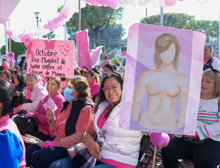 Conmemoran en Atizapán de Zaragoza el Día Internacional de la Lucha Contra el Cáncer de Mama
