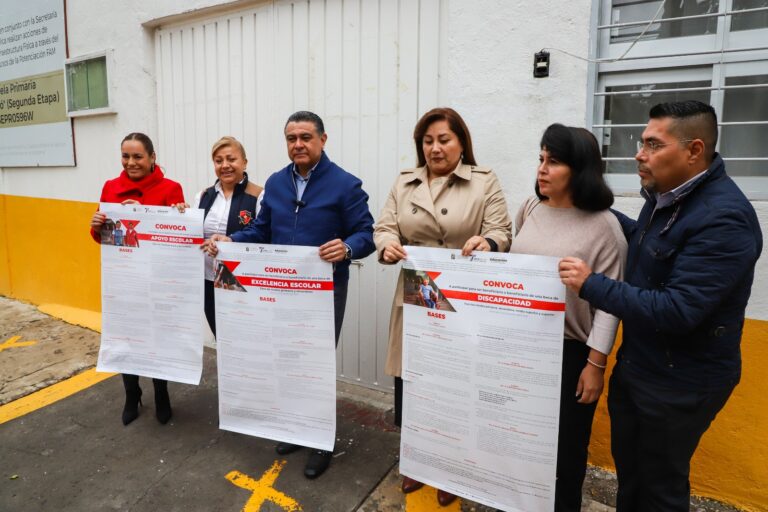TONY RODRÍGUEZ INICIA CAMPAÑA DE DIFUSIÓN DE 10 MIL BECAS PARA LAS ESCUELAS PÚBLICAS DE TLALNEPANTLA