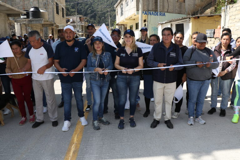 Beneficia Huixquilucan a San Francisco Ayotuxco con rehabilitación de la calle Hacienda La Lumbrera 2