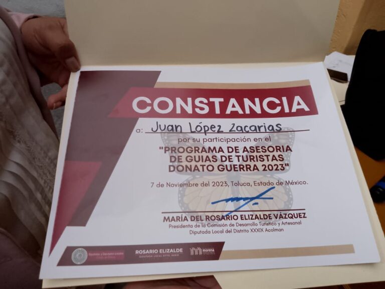 Sinergia absoluta entre Comisión Legislativa de Turismo y municipio de Donato Guerra: Rosario Elizalde