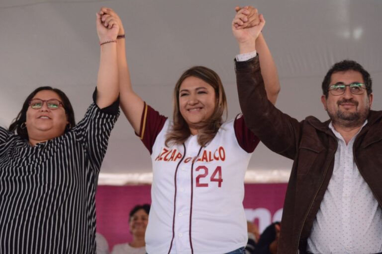 Líderes de Morena respaldan a Nancy Núñez rumbo a 2024 en Azcapotzalco