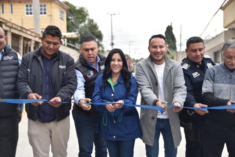 CONTINÚA LA TRANSFORMACIÓN DE CUAUTITLÁN IZCALLI; KARLA FIESCO INAUGURA OBRA EN SAN PABLO DE LOS GALLOS.
