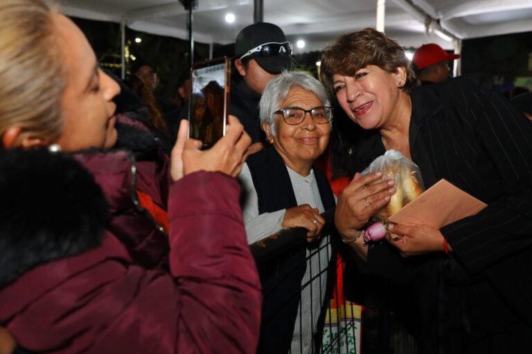 Inaugura Gobernadora Delfina Gómez vialidad en beneficio de 5 mil 500 habitantes de Texcoco