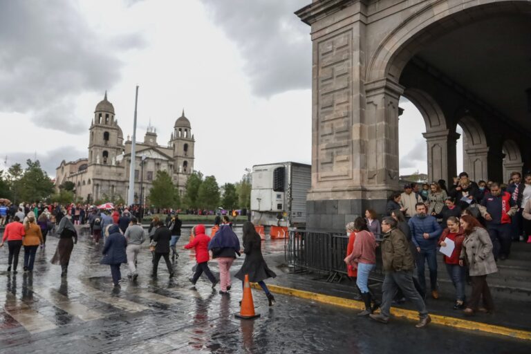 Estado de México sin reporte de incidente graves tras el sismo con epicentro en Puebla