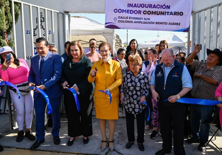 Inaugura Moya Marín segundo comedor comunitario en Ampliación Benito Juárez