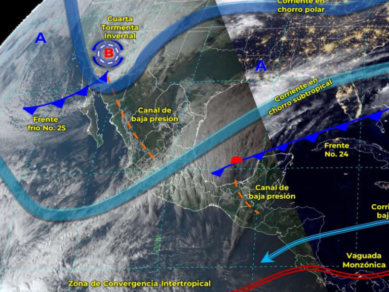 Prevén hasta -15 °C por cuarta tormenta invernal