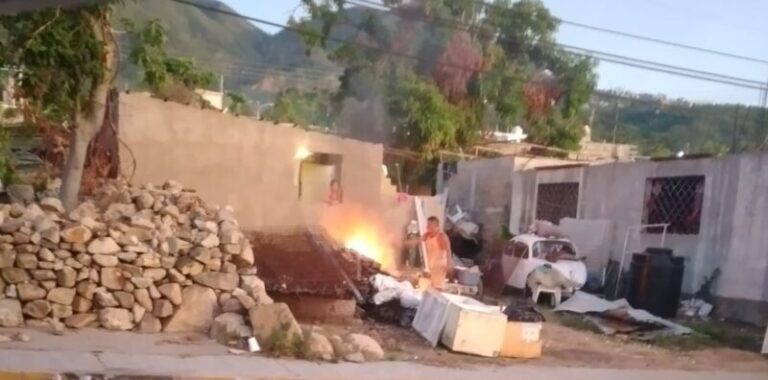 Tras “Otis” aumenta  quema de cable para extraer cobre en Ampliación San Isidro