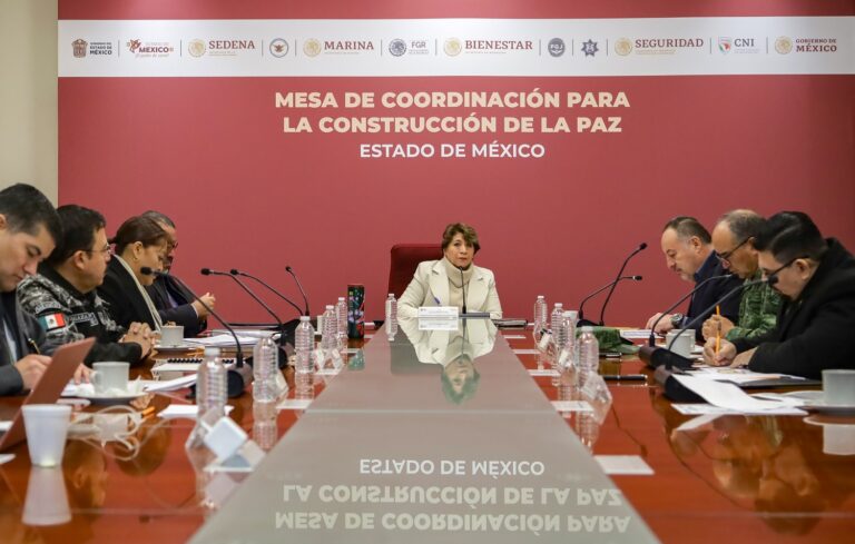 El EdoMéx, la entidad que más aportó a la disminución de delitos de alto impacto a nivel nacional en 2023 con Mesas de Coordinación para la Construcción de la Paz