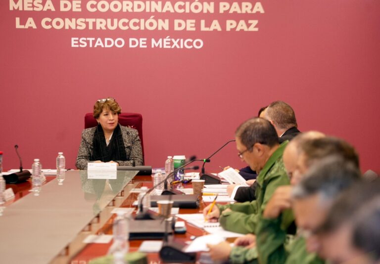 Delfina Gómez Álvarez renueva el compromiso de combate a la delincuencia para un Estado de México en paz y con bienestar