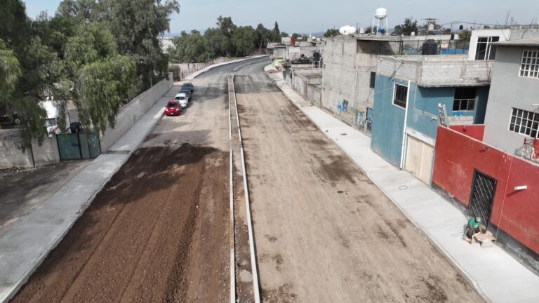 Avanzan los Trabajos en la Construcción de la Nueva Vialidad de Canal del Norte en Tecámac