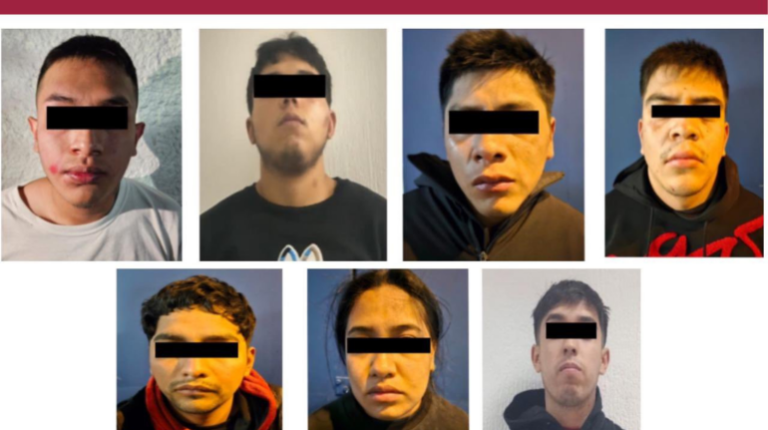 Golpe a "La Unión Tepito": Siete arrestados en operativo en la colonia Morelos