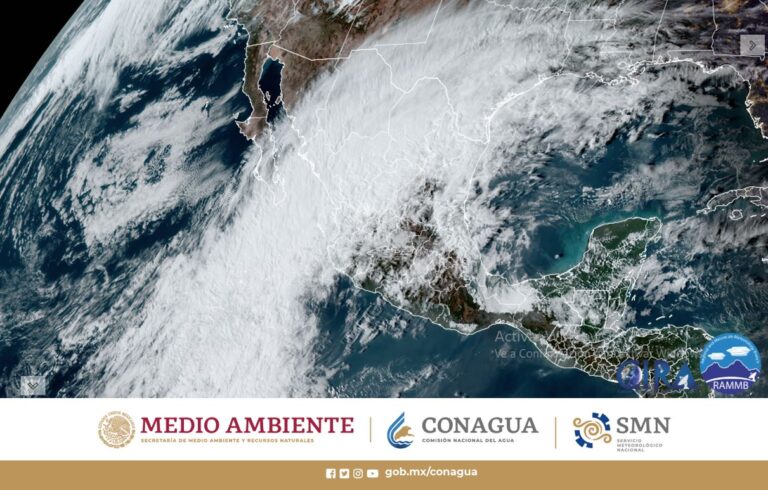 Se pronostican lluvias intensas para regiones de Durango, Nayarit y Sinaloa, y muy fuertes para Nuevo León y Tamaulipas