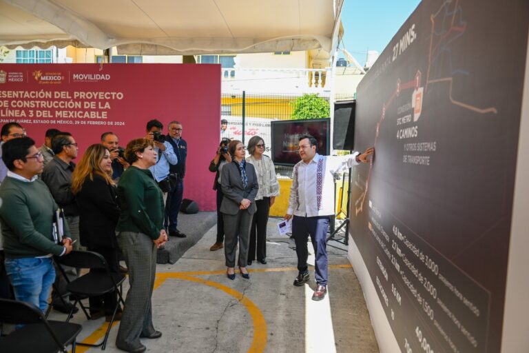 Suma esfuerzos Angélica Moya con gobierno estatal para línea de Mexicable en Naucalpan