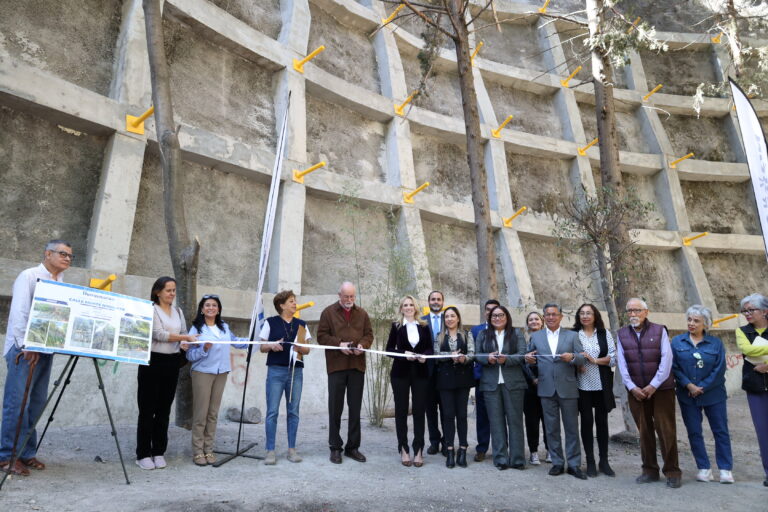 Estabiliza Huixquilucan talud en balcones de la herradura para brindar entornos más seguros