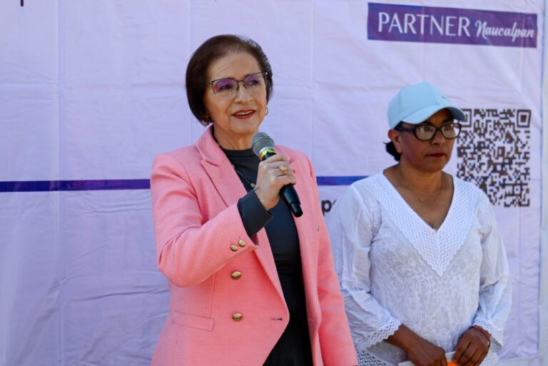 Angélica Moya e iniciativa privada suman esfuerzos para apoyar a naucalpenses