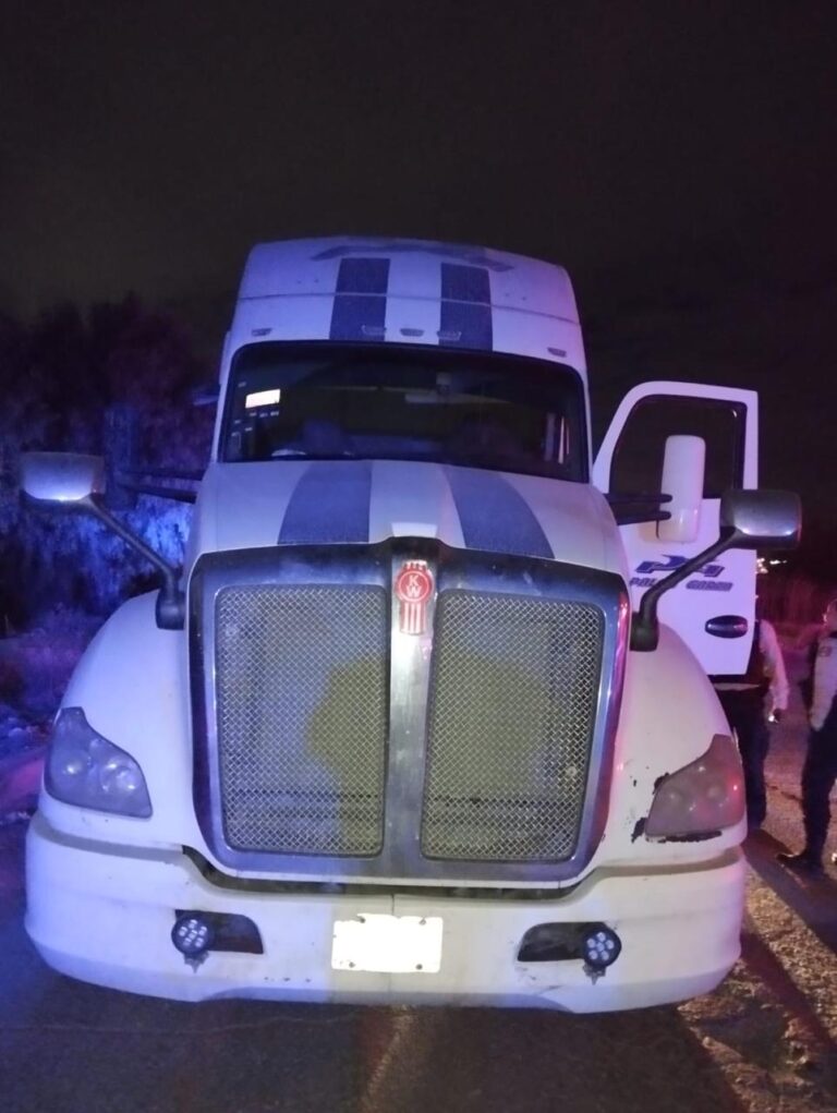 Recupera la Guardia Civil de Tecámac tres tracto camiones y detienen a presunto ladrón